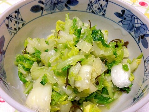 味の相乗効果 白菜の漬物